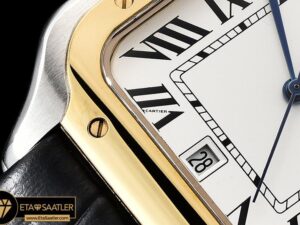 CAR0430D - Santos De Cartier 2018 Ladies YGSSLE Wht Swiss Qtz - 03.jpg